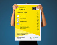 Covid 19 Printed Posters (A2 - A0, B2, B1)