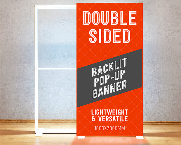 Backlit Pop-Up Banner (double sided)