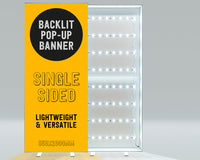 Backlit Pop-Up Banner (single sided)