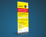 Covid 19 Pull-up Banner
