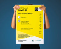 Covid 19 Printed Posters (A2 - A0, B2, B1)