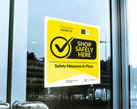 Covid-19 Customer Reassurance Window Cling